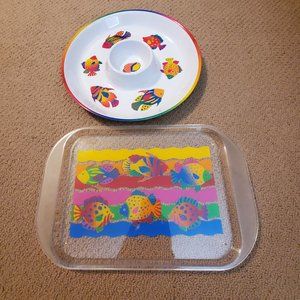 3 Piece Patio/Pool Serve Ware